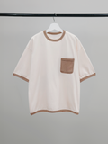 Knitted Pocket T-Shirt