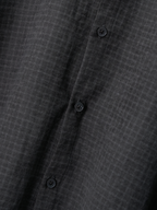 Cropped Shirt Charcoal front - cleanfit minimal - UNPROVEN