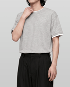 Layered Waffle Short Sleeve T-Shirt