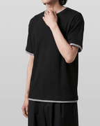 Layered Waffle Short Sleeve T-Shirt