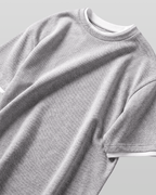 Layered Waffle Short Sleeve T-Shirt