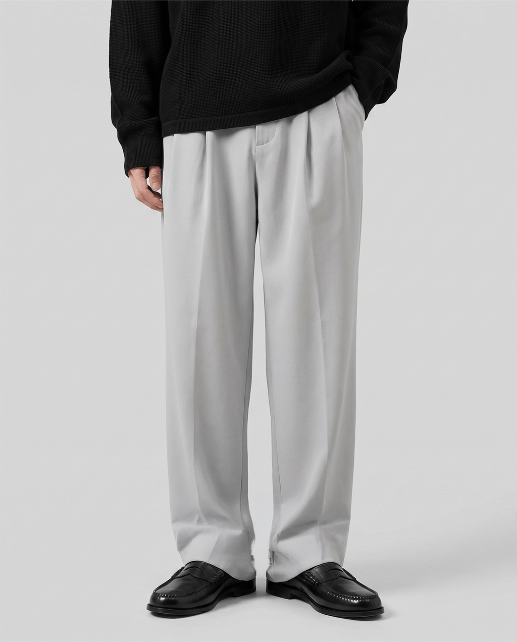 Two-Pleat Semi-Wide Pants