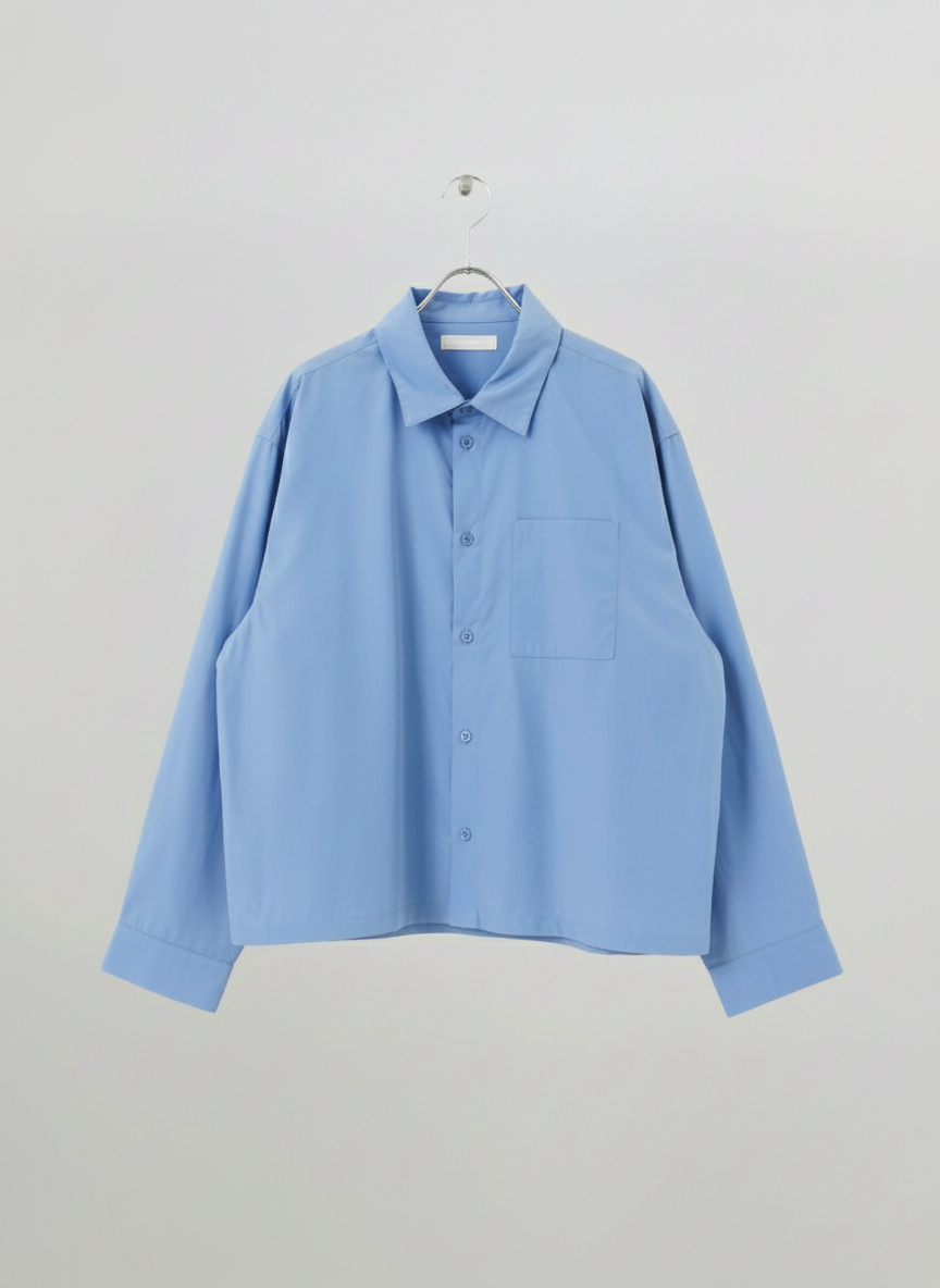 Loose-Fit Cropped Shirt