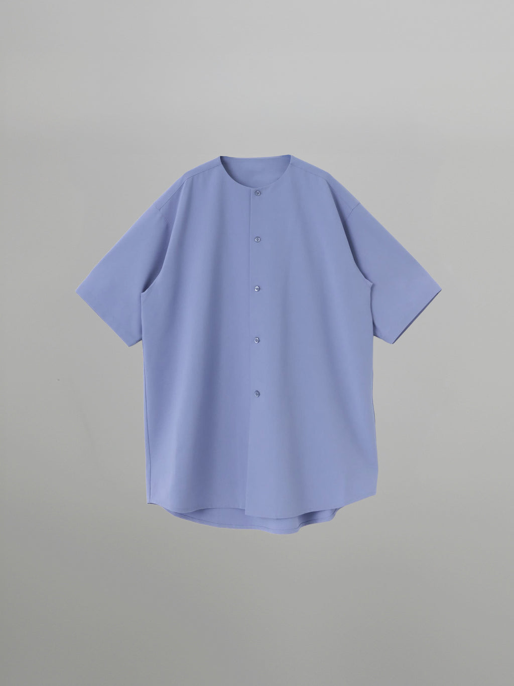 Loose-Fit Collarless Shirt
