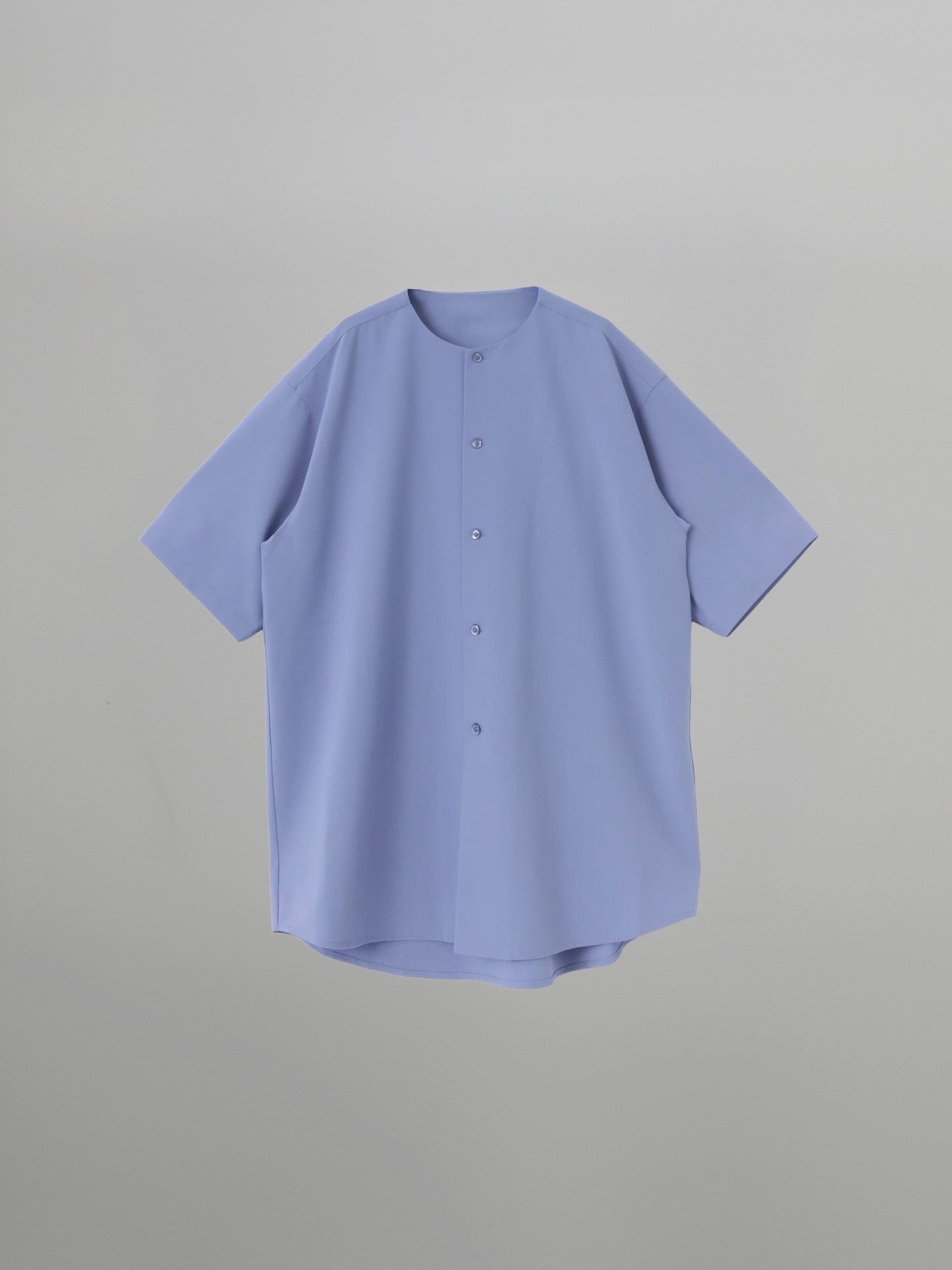 Loose-Fit Collarless Shirt