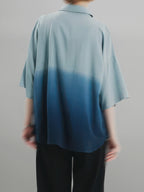 Loose-Fit Gradation Shirt white – Detail | relaxed tailoring / semi-wide fit | UNPROVEN