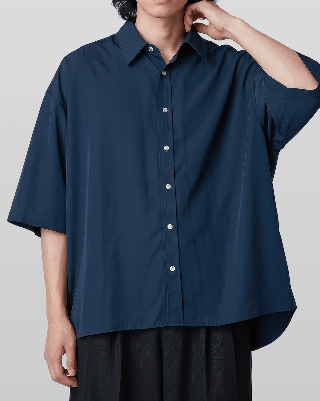 Loose-Fit Half Sleeve Shirt