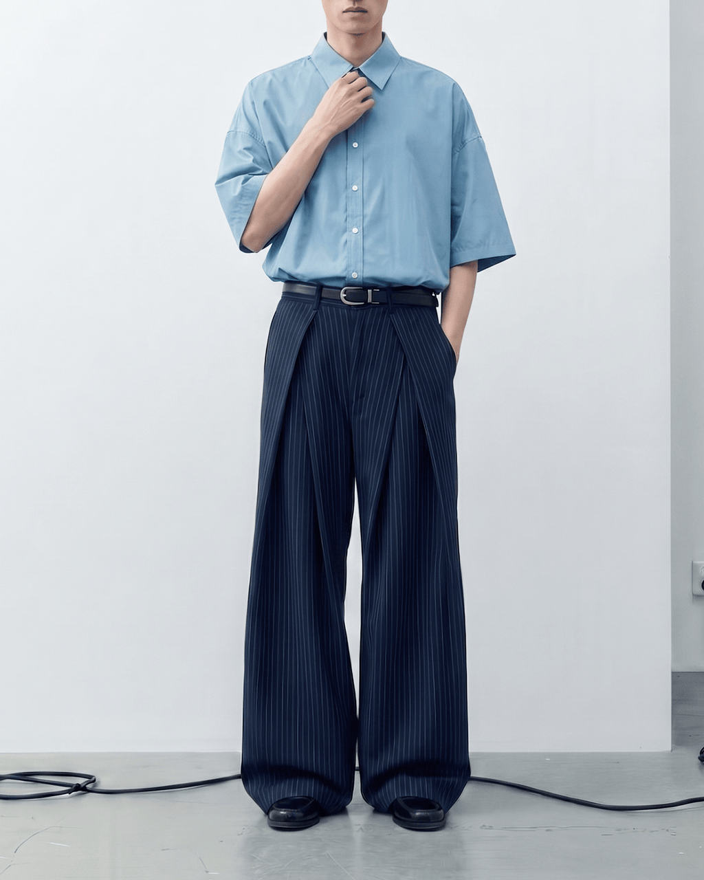Loose-Fit Half Sleeve Shirt