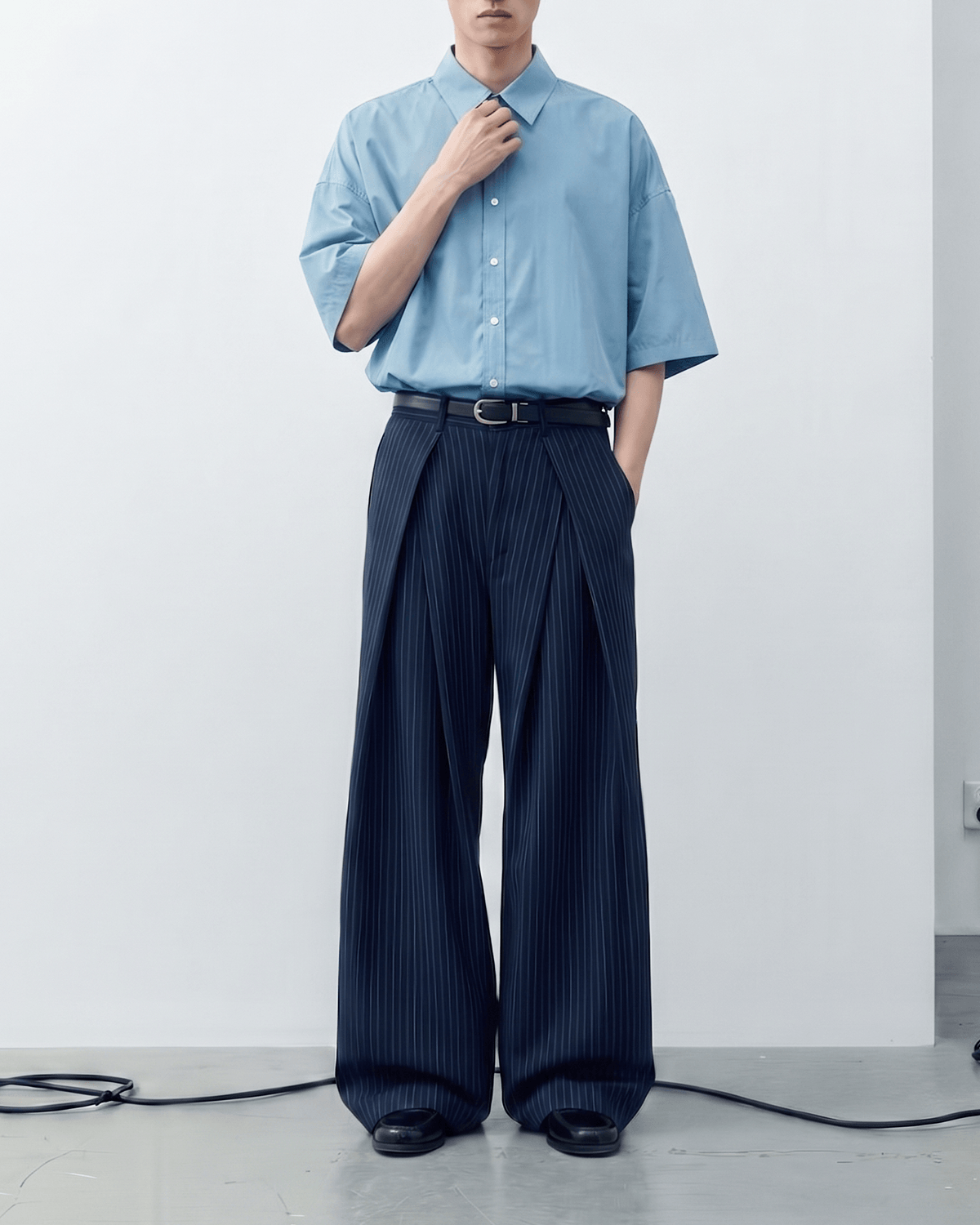 Loose-Fit Half Sleeve Shirt