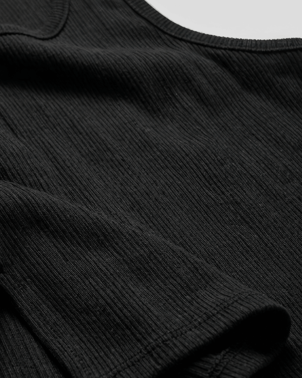 Loose-Fit Ribbed Tank Top
