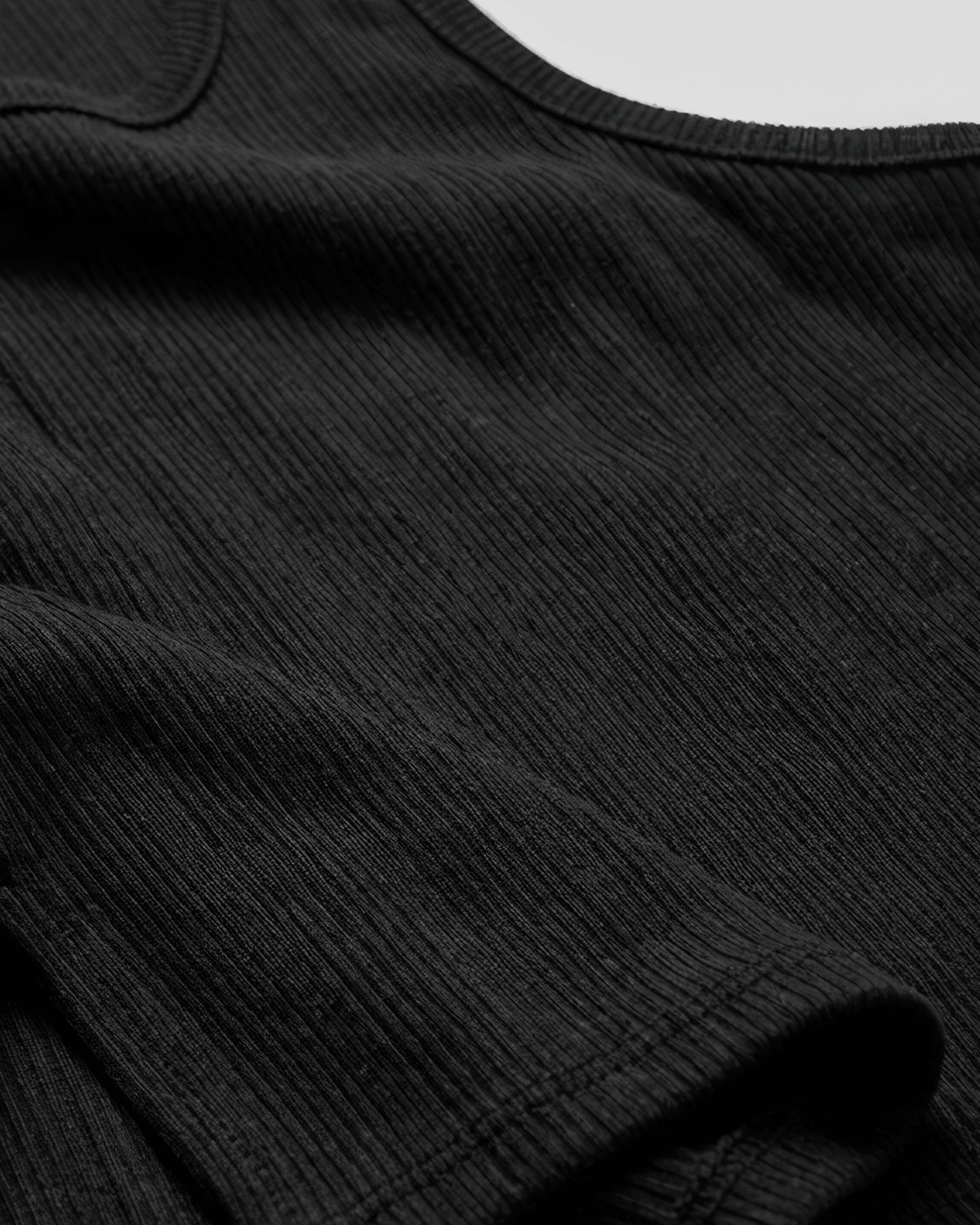 Loose-Fit Ribbed Tank Top