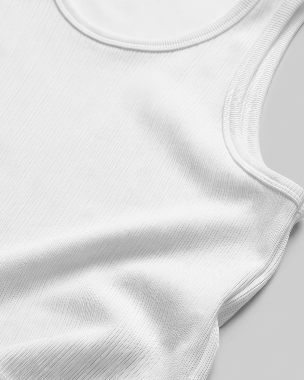 Loose-Fit Ribbed Tank Top