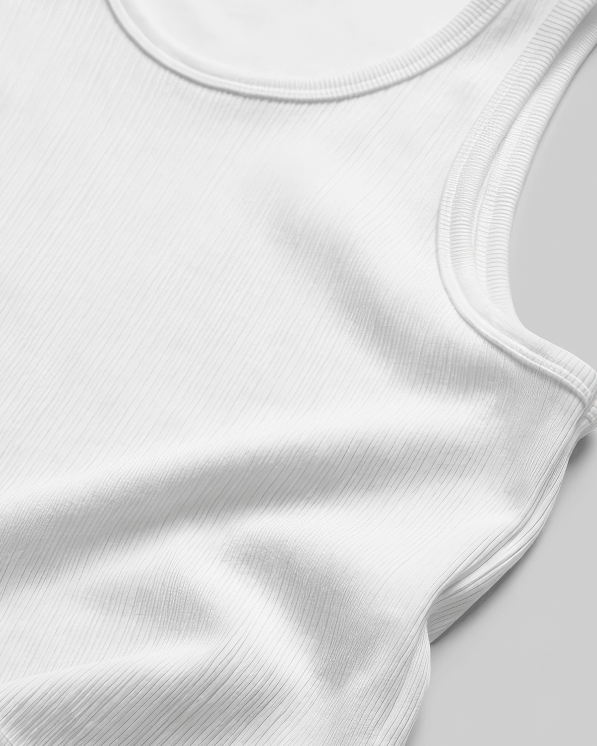 Loose-Fit Ribbed Tank Top