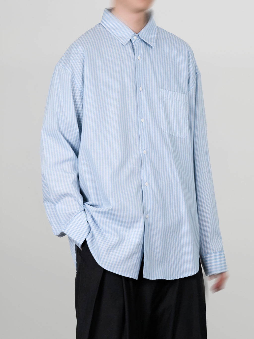 Loose-Fit Striped Shirt