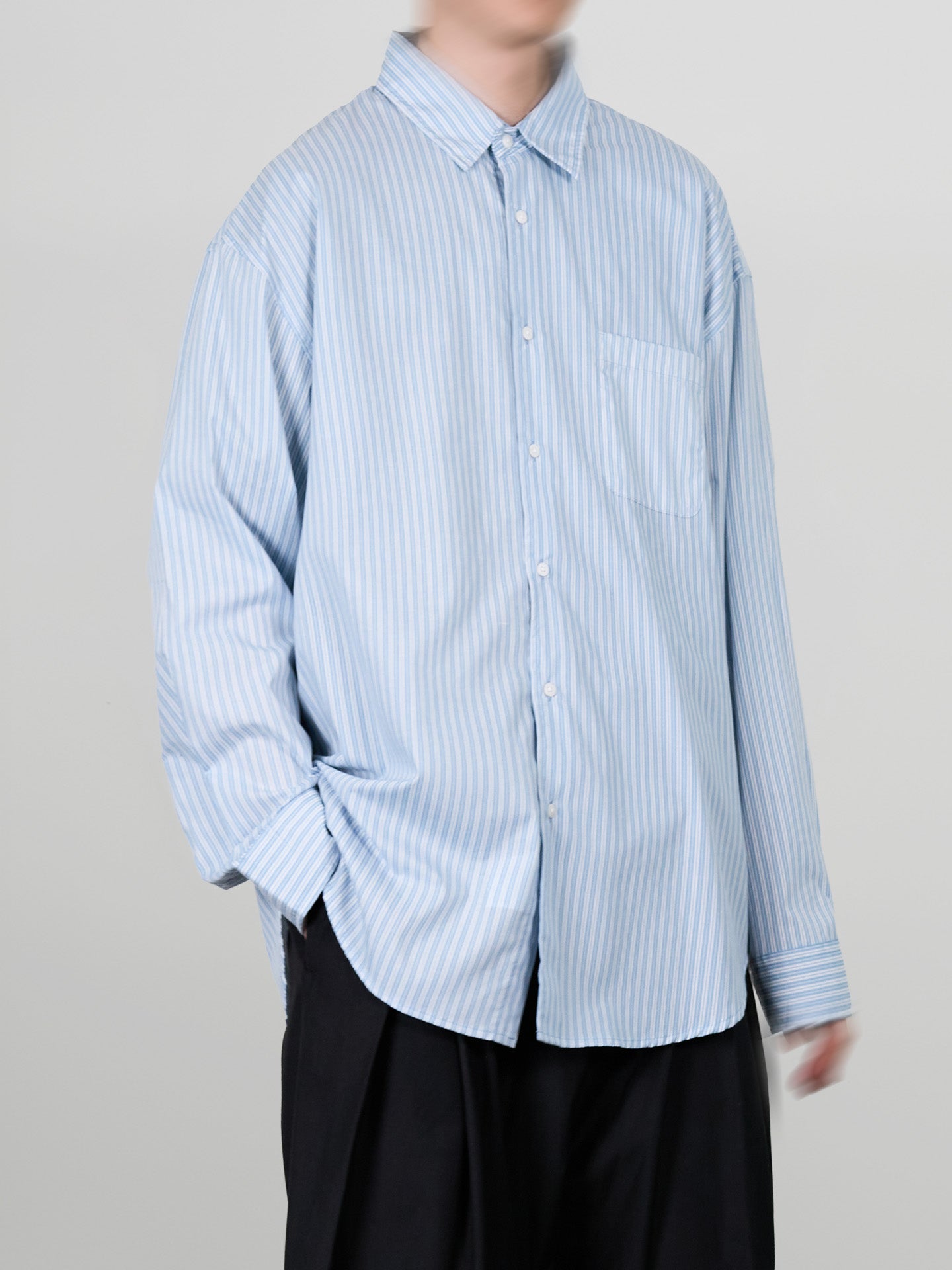 Loose-Fit Striped Shirt