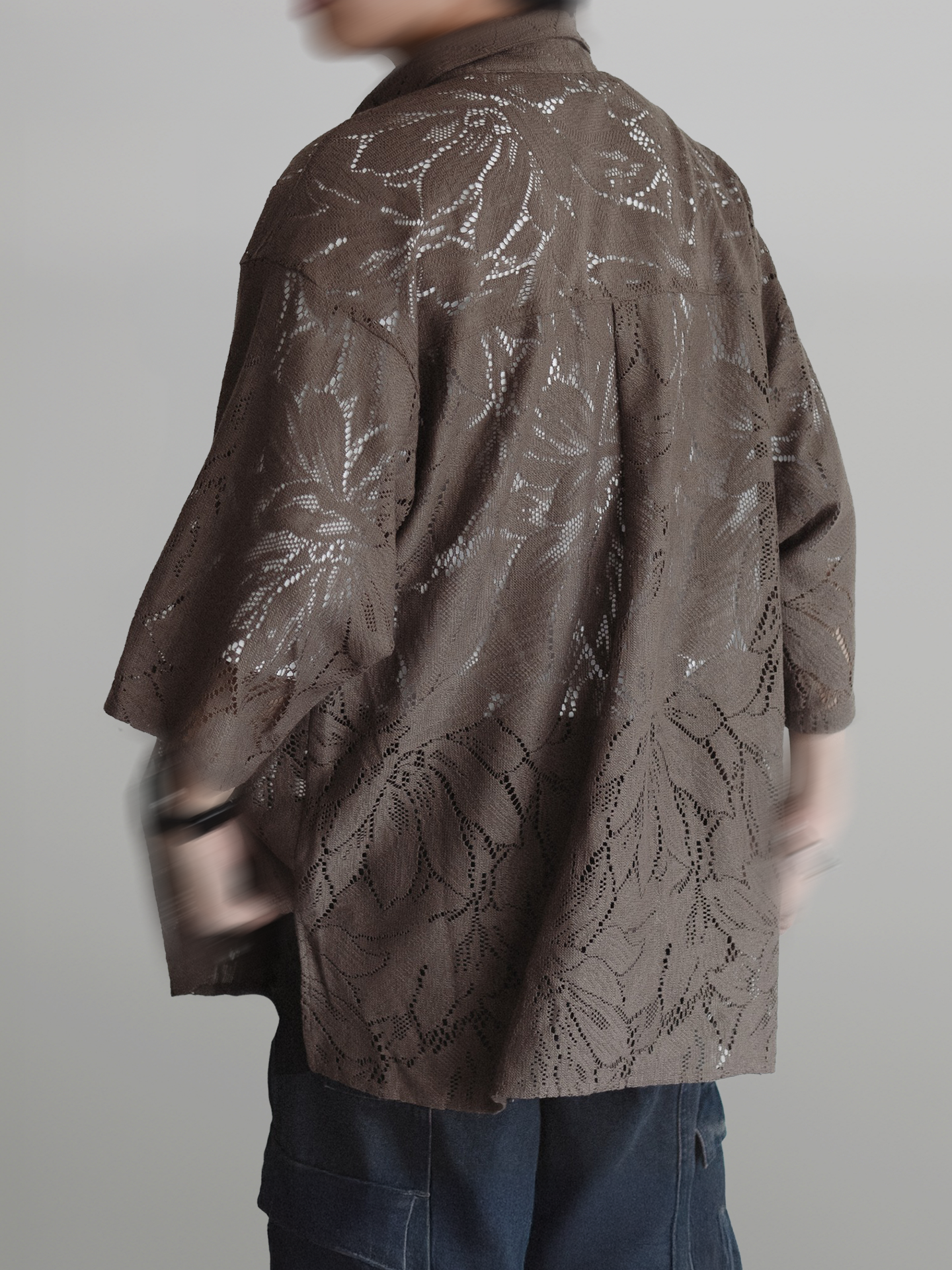 Sheer-Lace Shirt