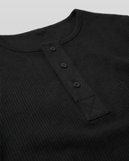 Muscle-Fit Henley Neck T-Shirt
