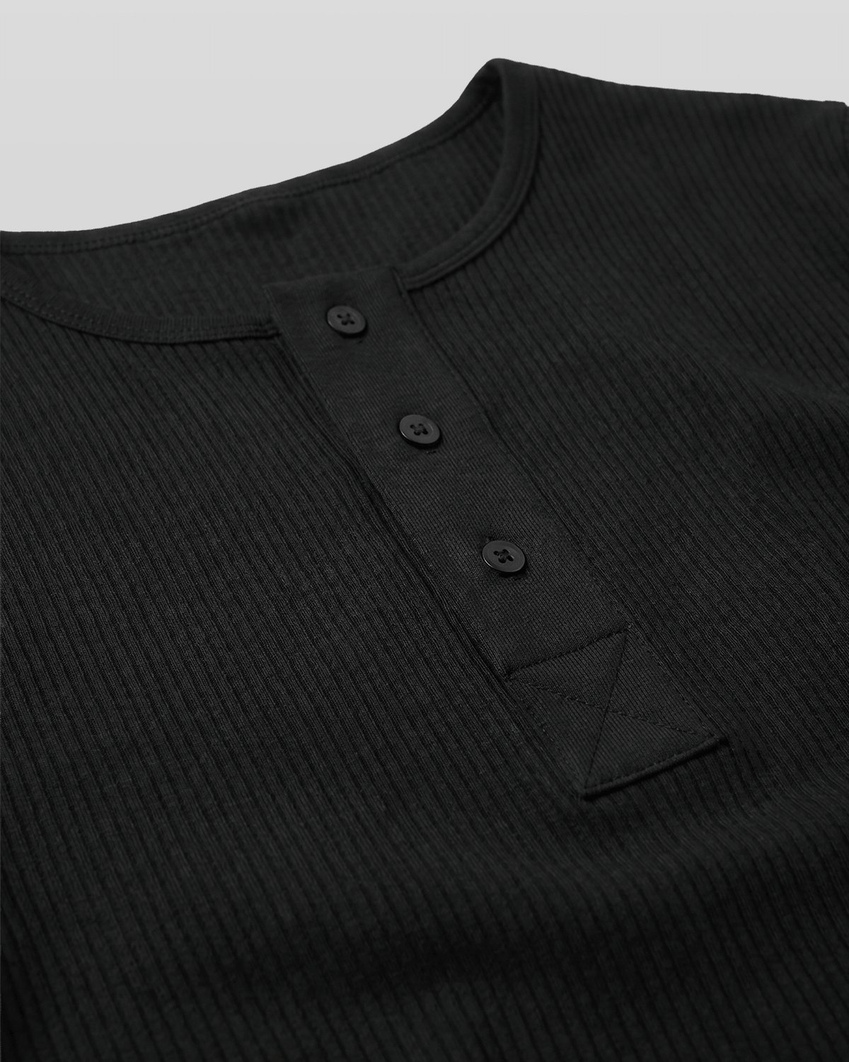 Muscle-Fit Henley Neck T-Shirt