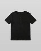 Muscle-Fit Henley Neck T-Shirt