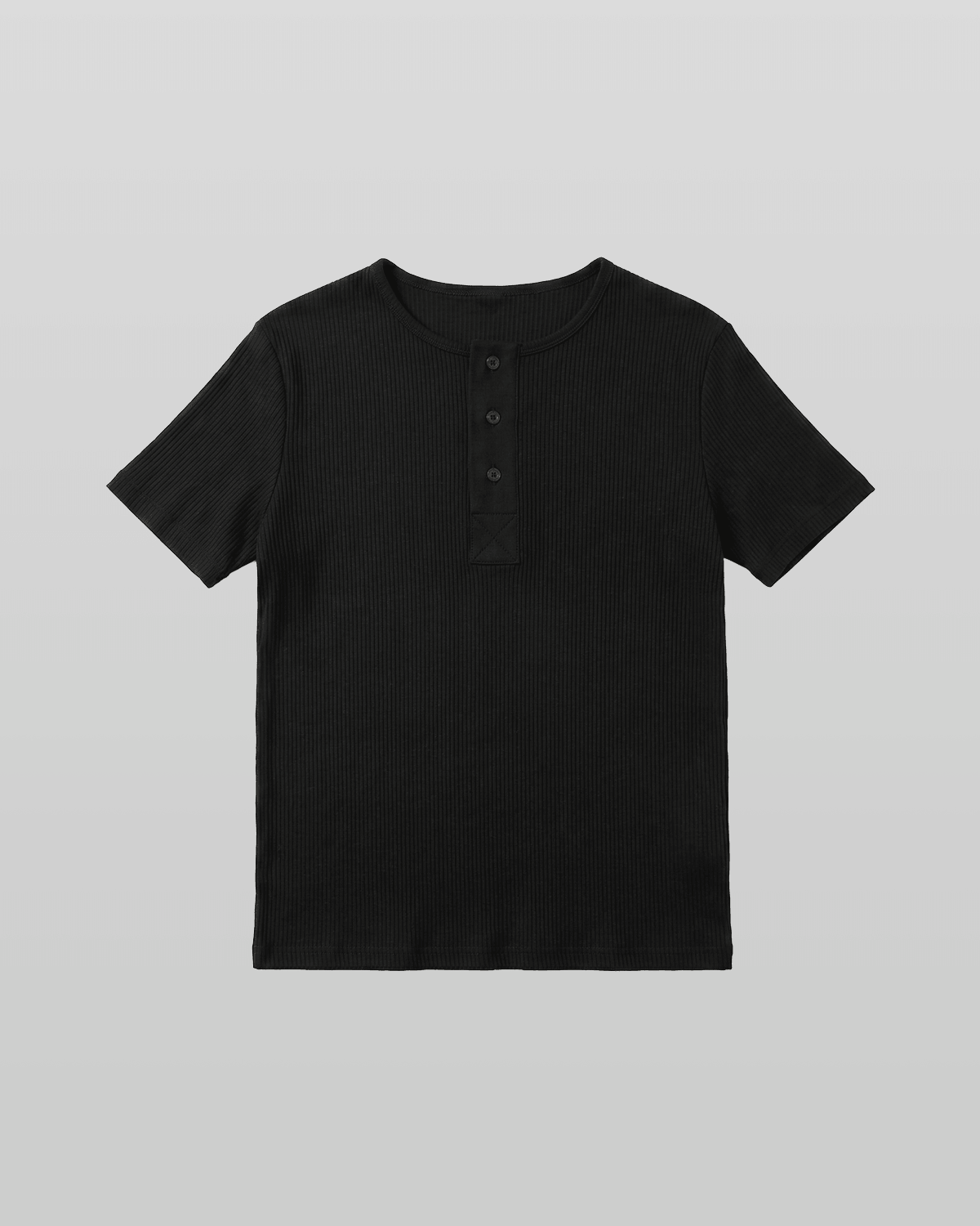 Muscle-Fit Henley Neck T-Shirt
