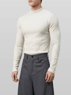 Muscle-Fit Mock Neck T-Shirt