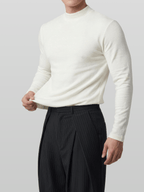 Muscle-Fit Mock Neck T-Shirt