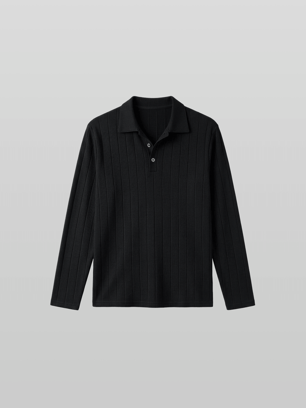 Muscle-Fit Venice Collar Long Sleeve T-Shirt