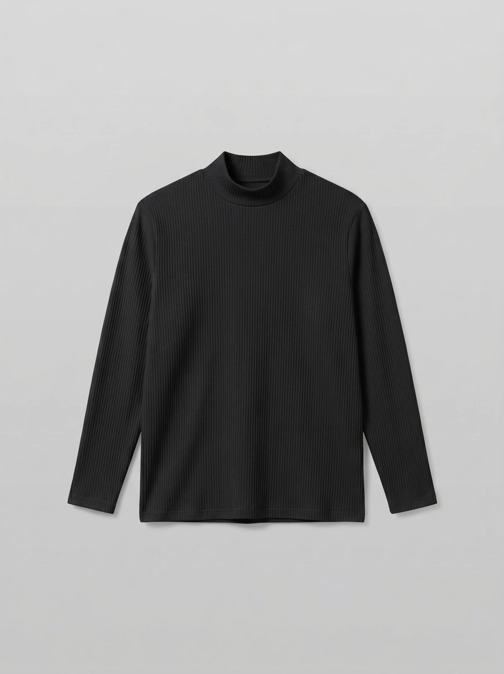 Muscle-Fit Mock Neck T-Shirt