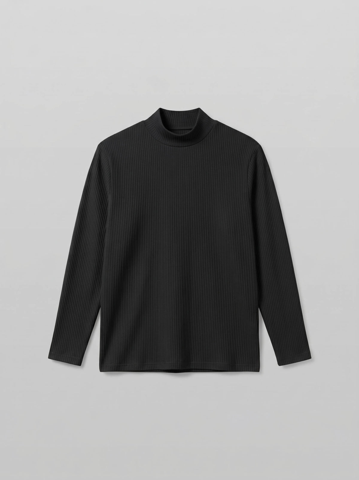 Muscle-Fit Mock Neck T-Shirt