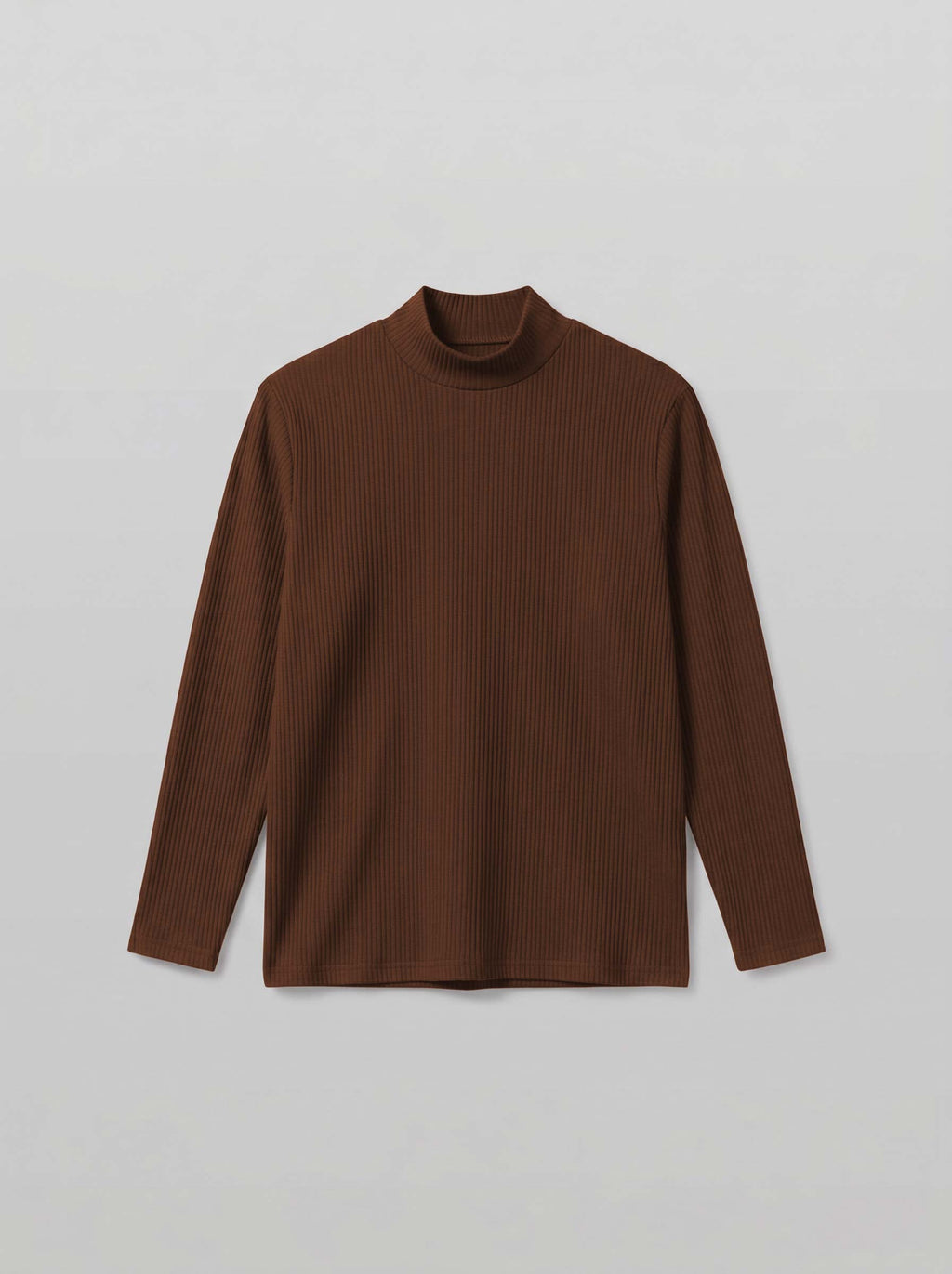 Muscle-Fit Mock Neck T-Shirt