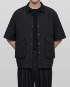 Nylon Utility Short Sleeve Shirt