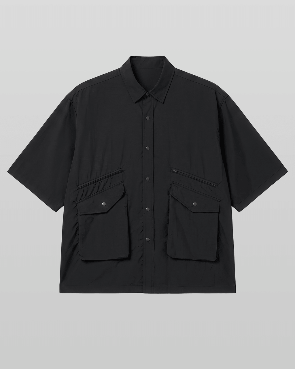 Nylon Utility Short Sleeve Shirt