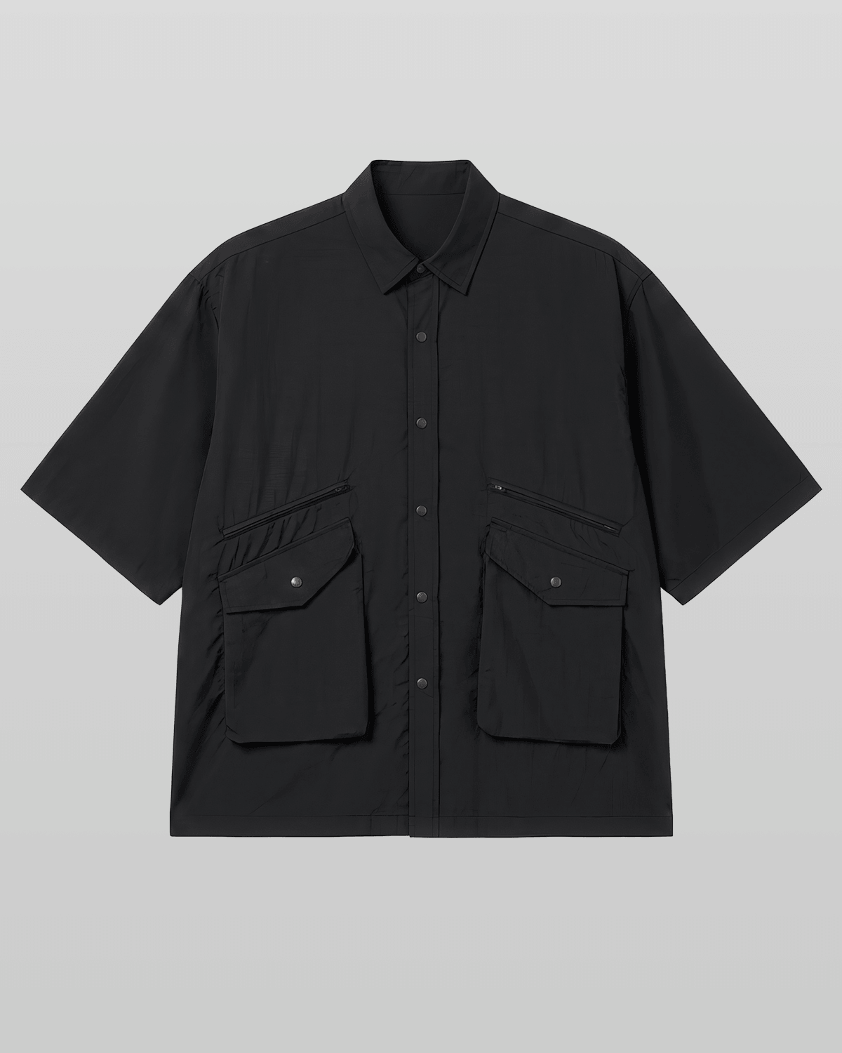 Nylon Utility Short Sleeve Shirt