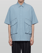 Nylon Utility Short Sleeve Shirt