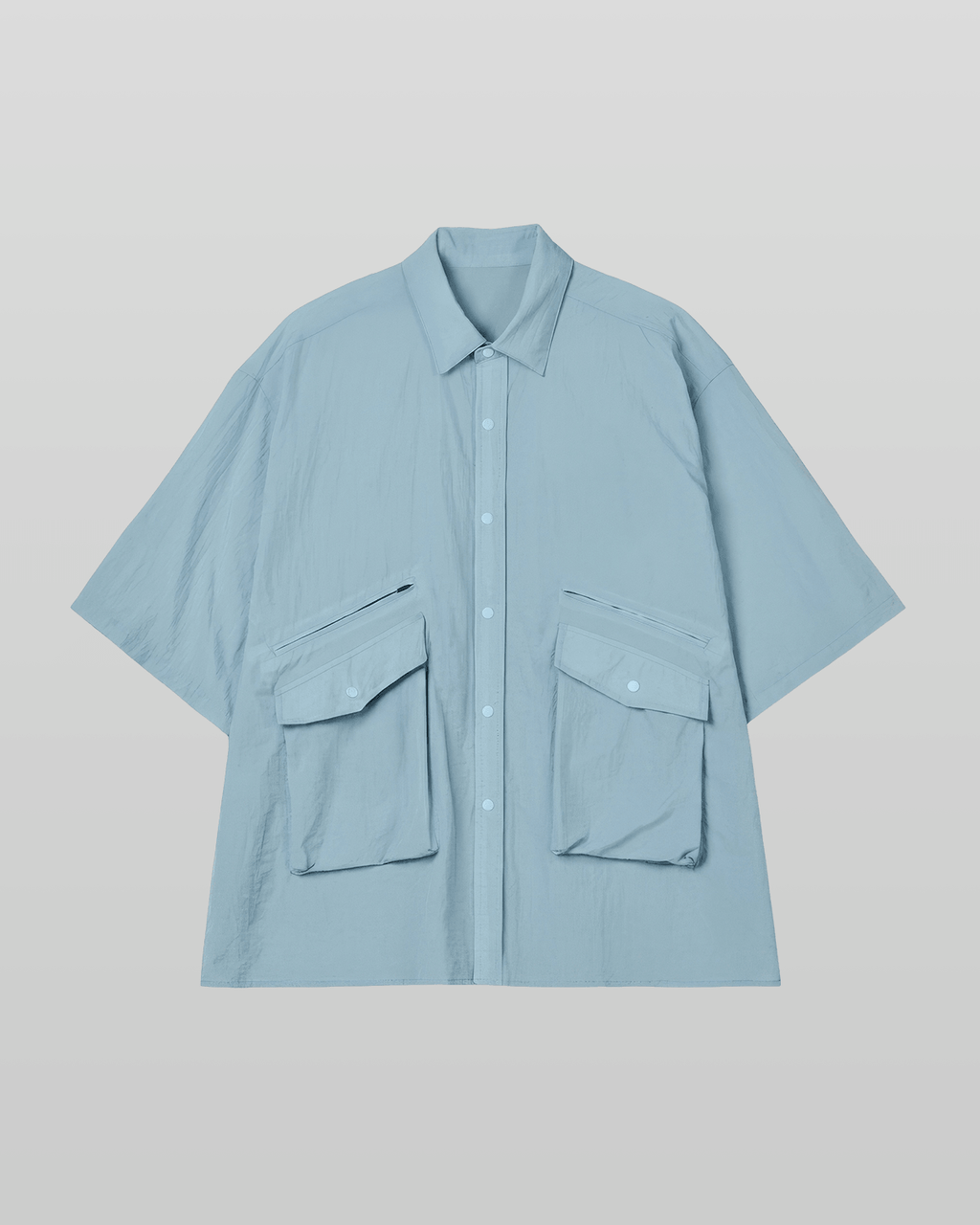 Nylon Utility Short Sleeve Shirt