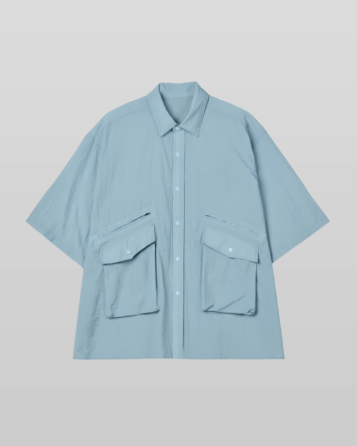 Nylon Utility Short Sleeve Shirt