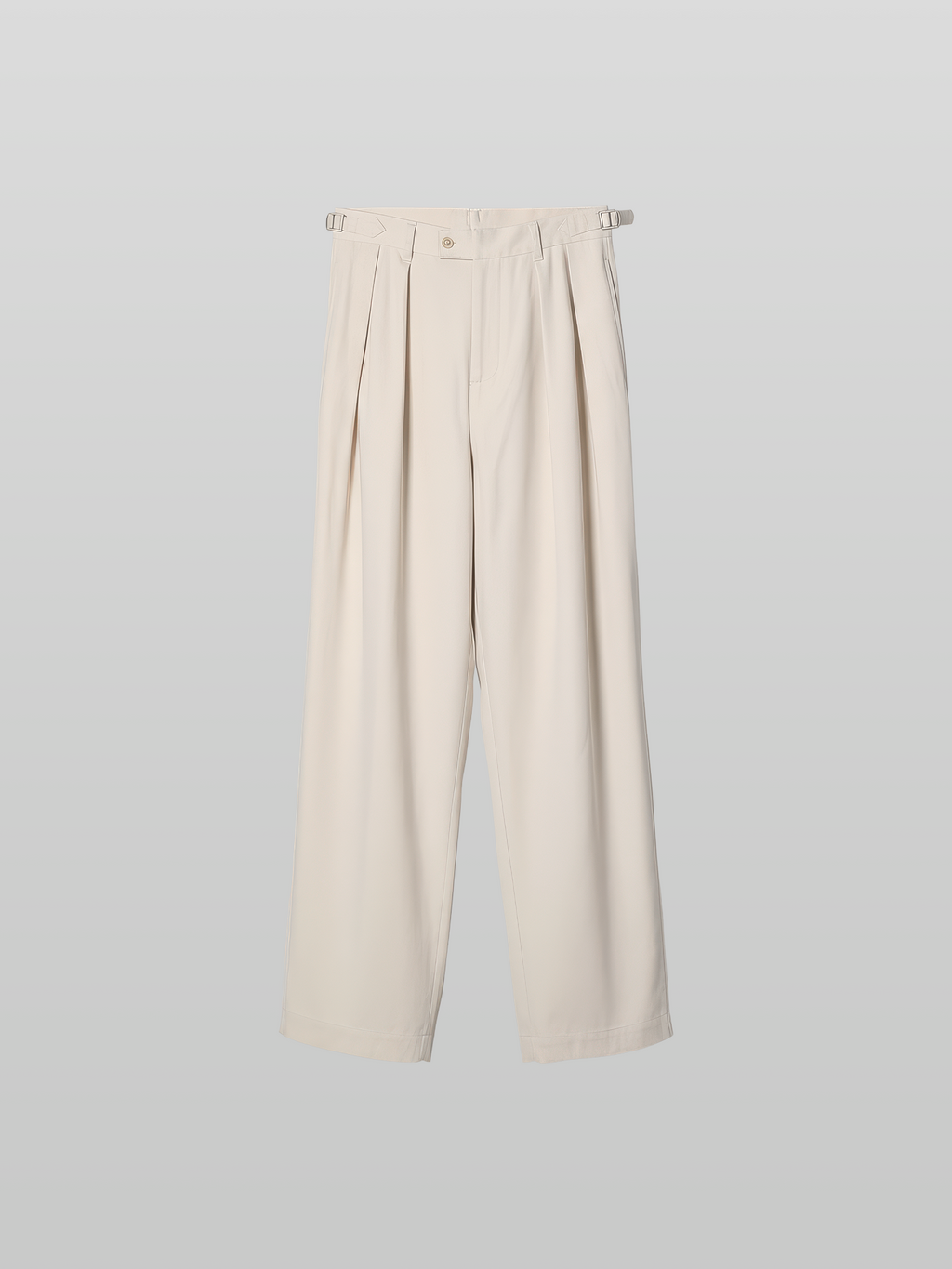 Twill Semi-Wide Straight Gurkha Pants