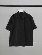 Open Collar Shirt navy – Detail | relaxed tailoring / semi-wide fit | UNPROVEN