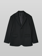 Blazer Black – Front view | clean essentials / minimalist | UNPROVEN