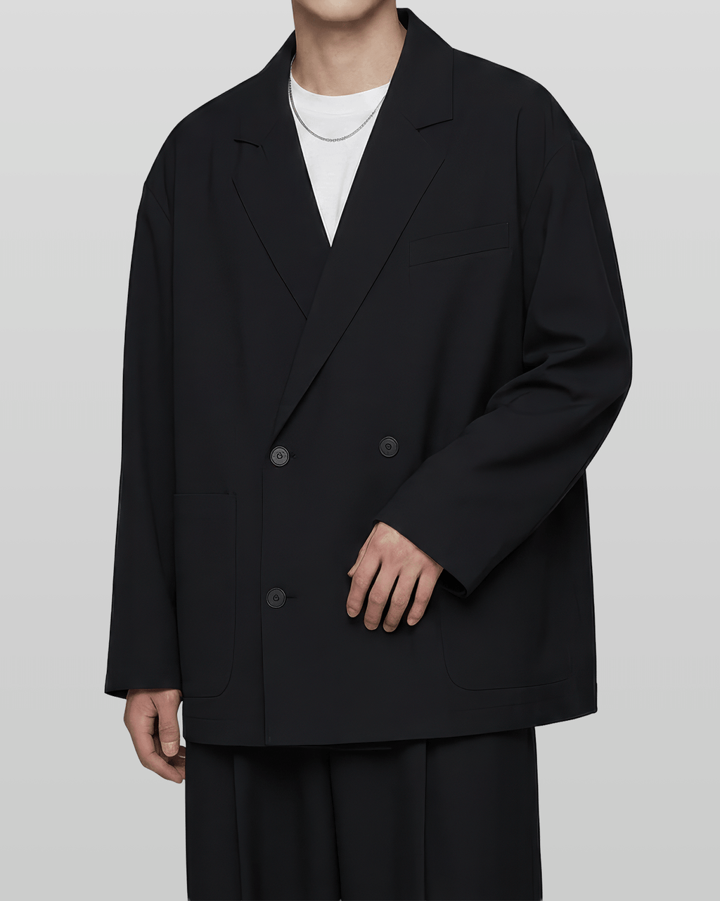 Oversized Drop Shoulder Blazer
