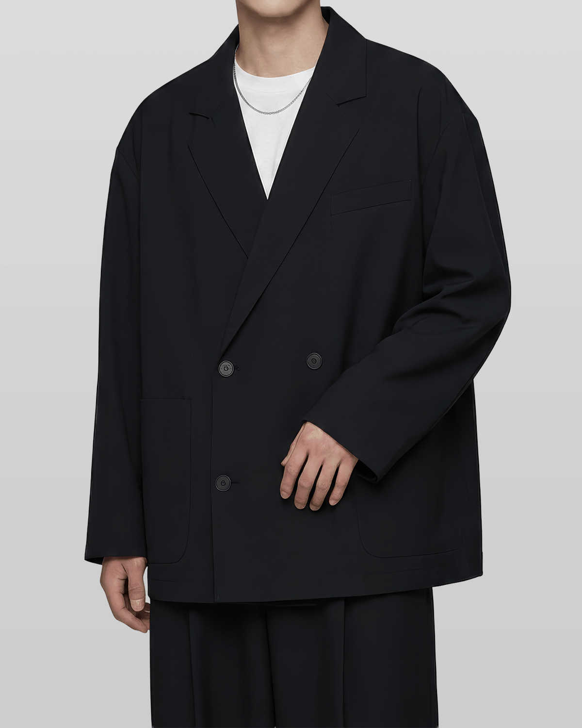 Oversized Drop Shoulder Blazer
