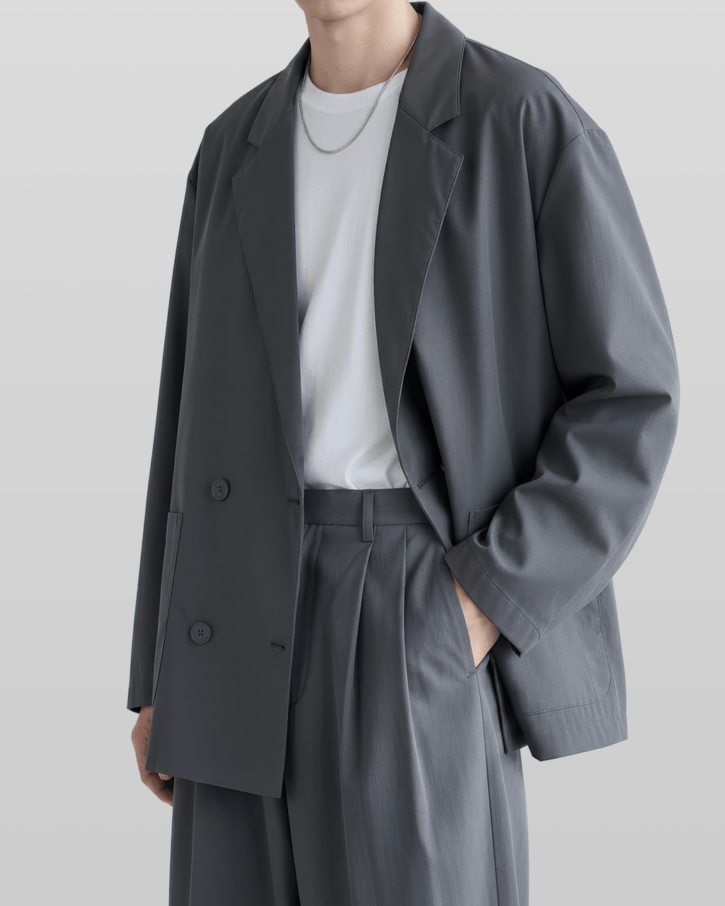 Oversized Drop Shoulder Blazer