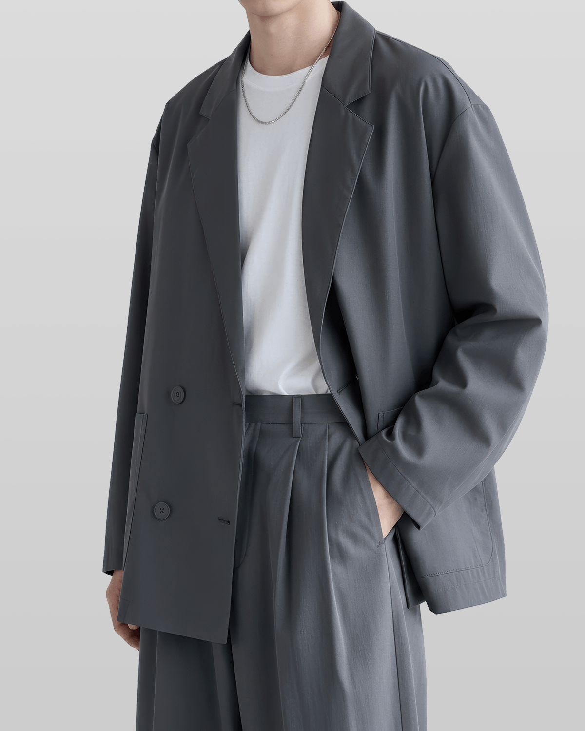Oversized Drop Shoulder Blazer
