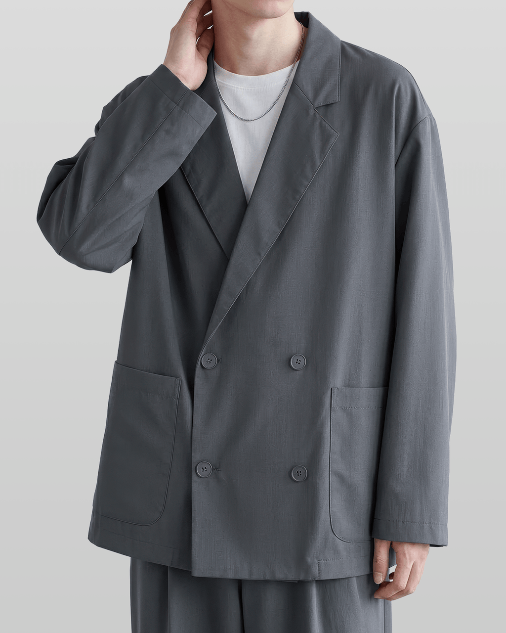 Oversized Drop Shoulder Blazer