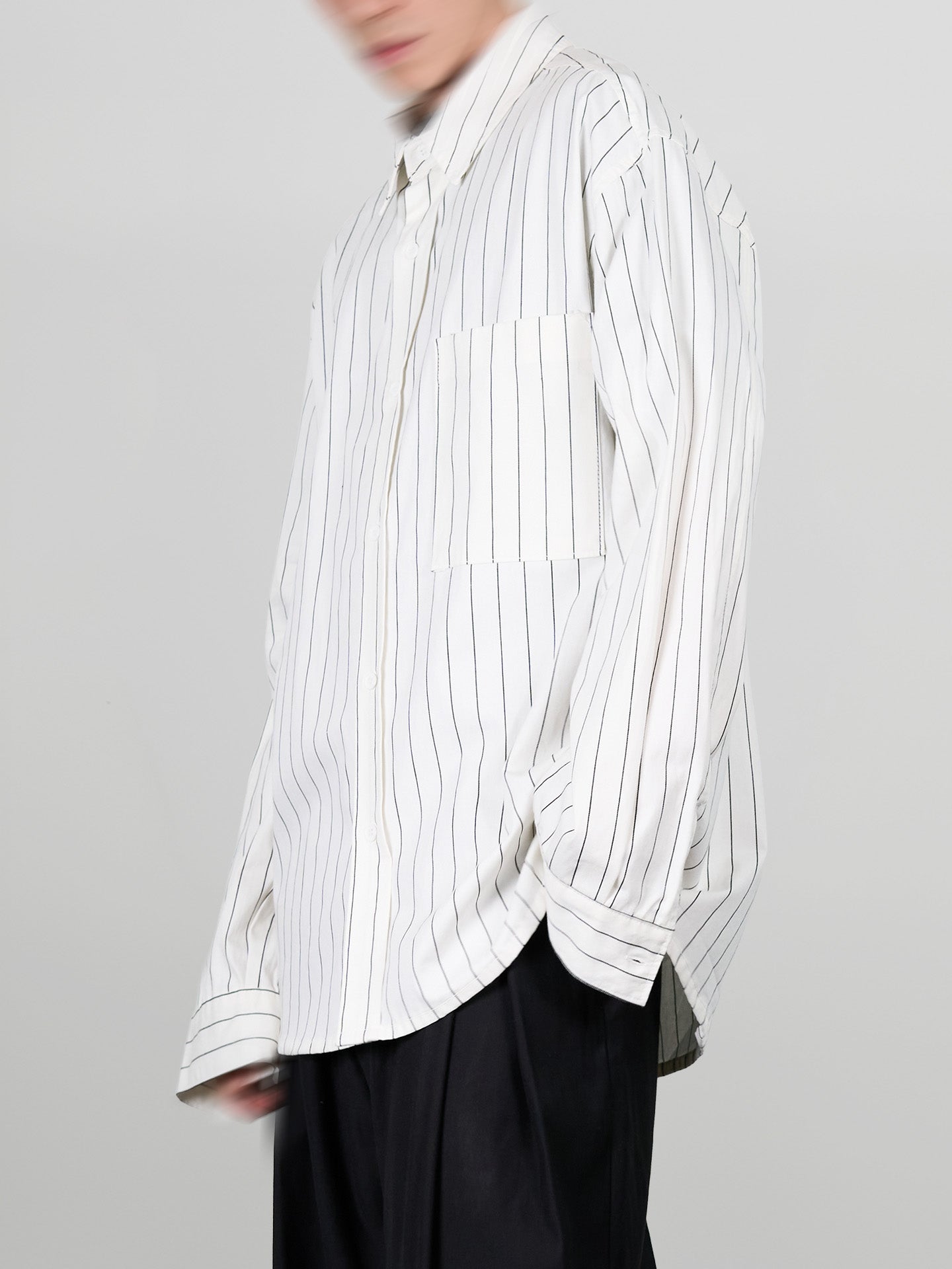 Oversized Striped Shirt
