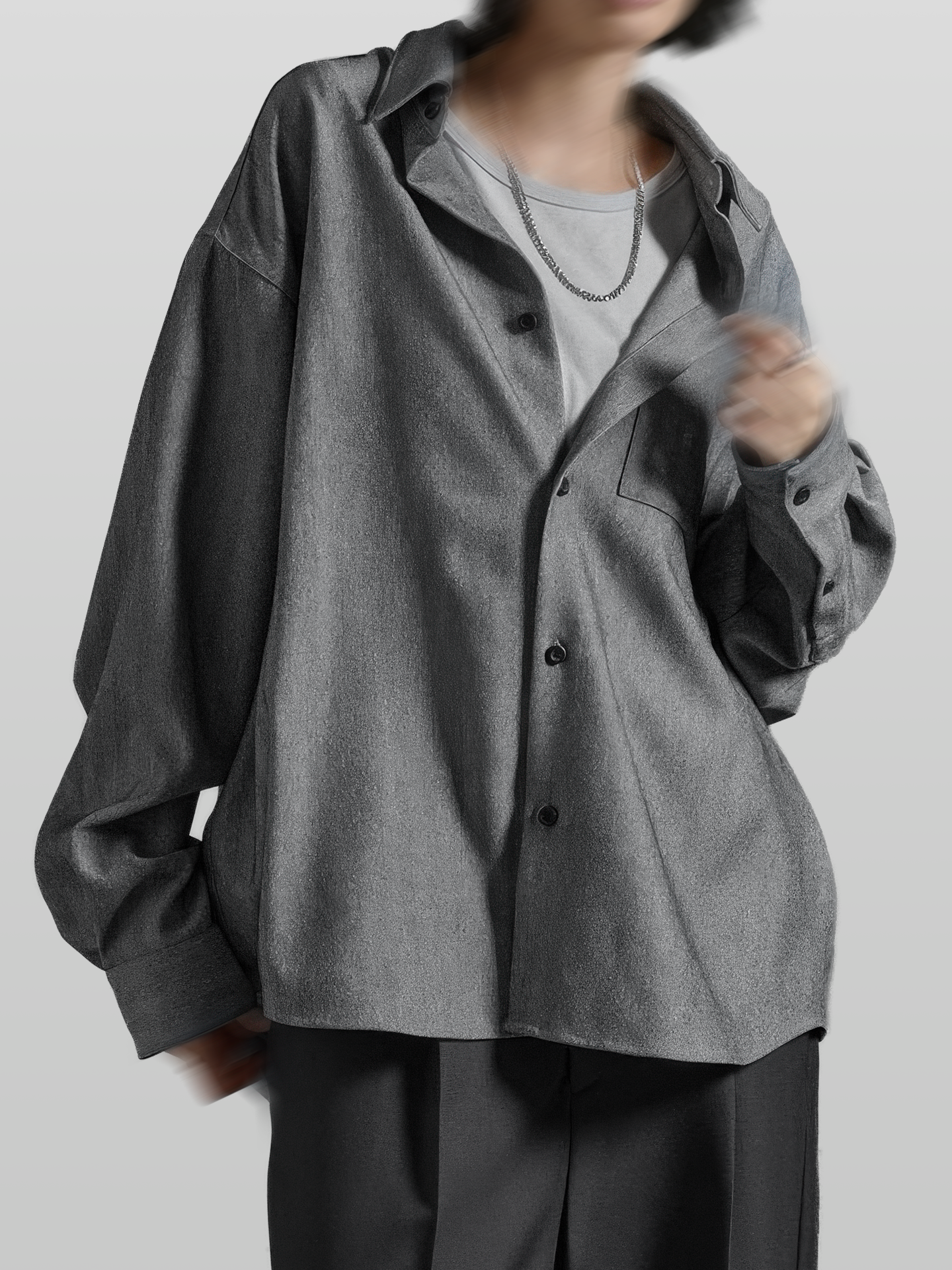 Oversized Striped Shirt