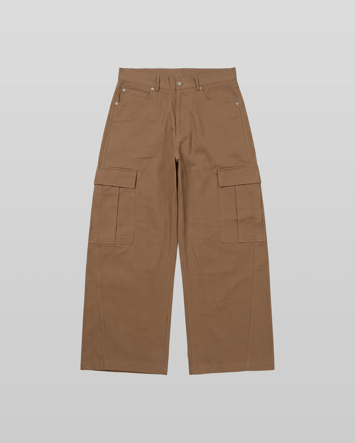 Panel Curve Cargo Pants
