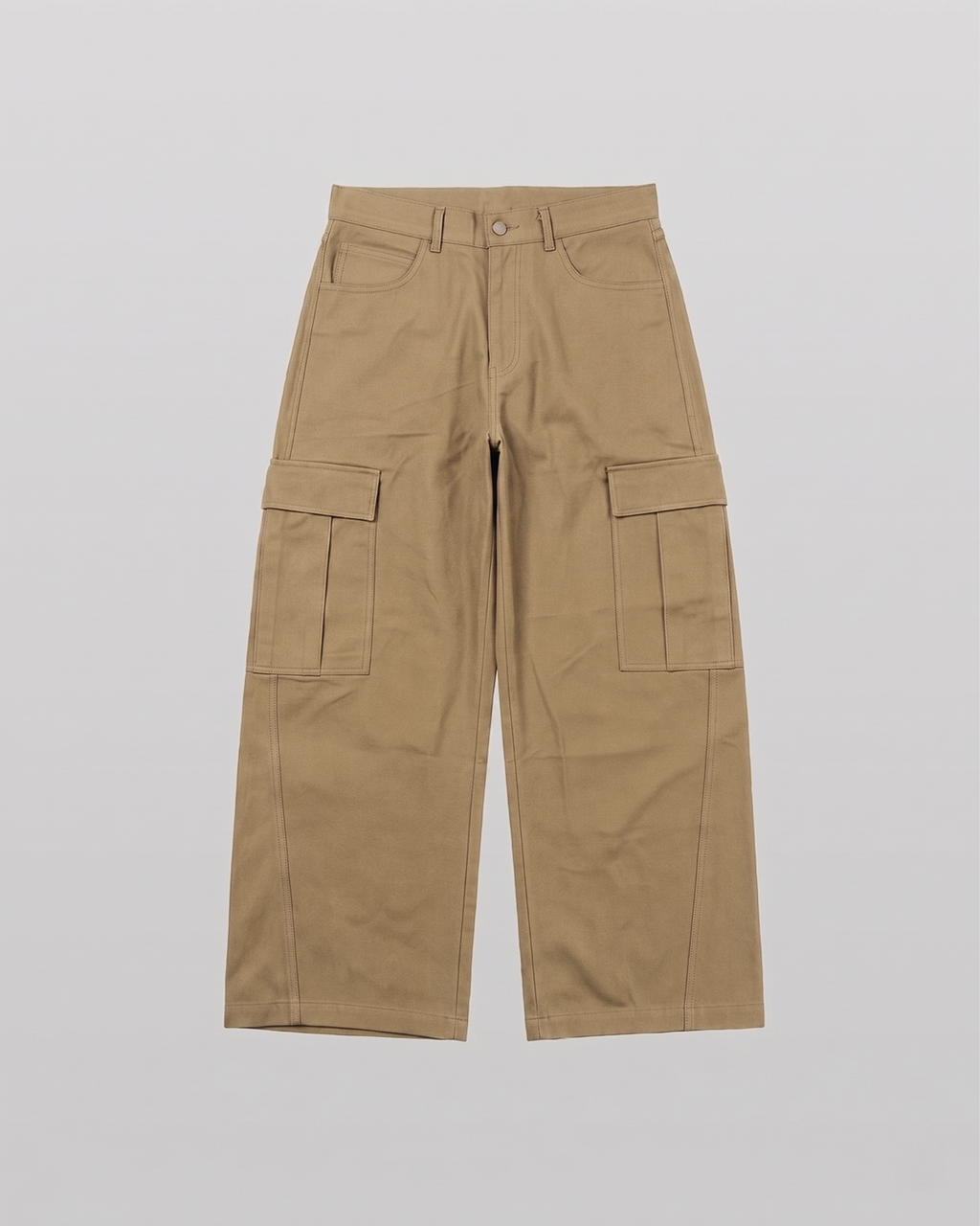 Panel Curve Cargo Pants