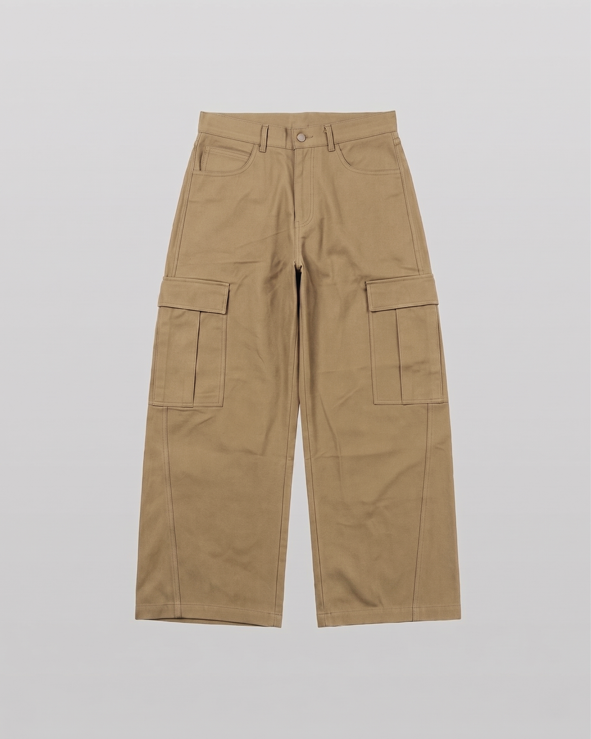 Panel Curve Cargo Pants
