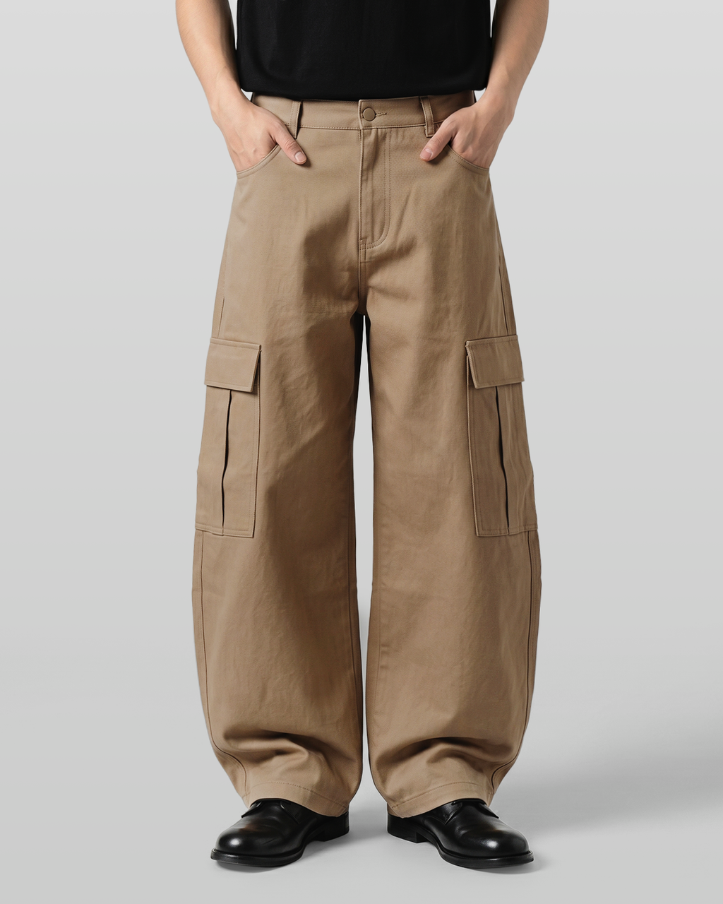 Panel Curve Cargo Pants